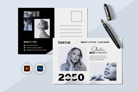Clean Post Card Template: Streamline Your Design Workflow