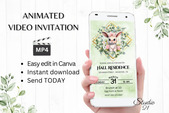 Electronic Easter Invitation: Effortless Digital Celebration