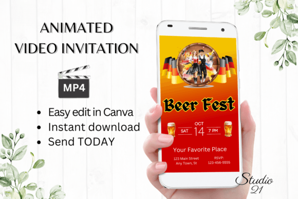 Electronic Oktoberfest Invitation: A Digital Twist on Tradition