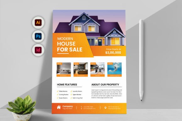 Elevate Your Listings: The Real Estate Flyer Template Design
