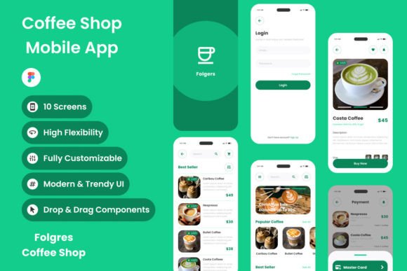 Folgers Coffee Shop Mobile App: A Design Deep Dive