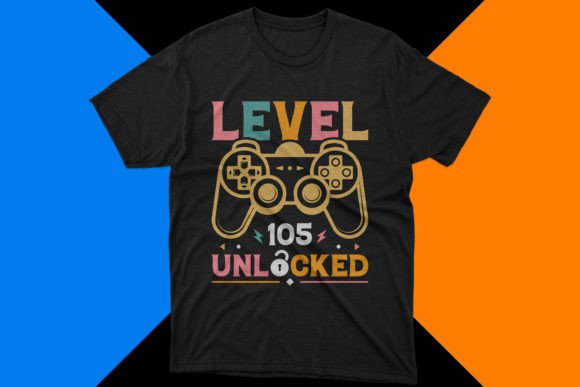 Level Unlocked Birthday Gamer T-shirt Design