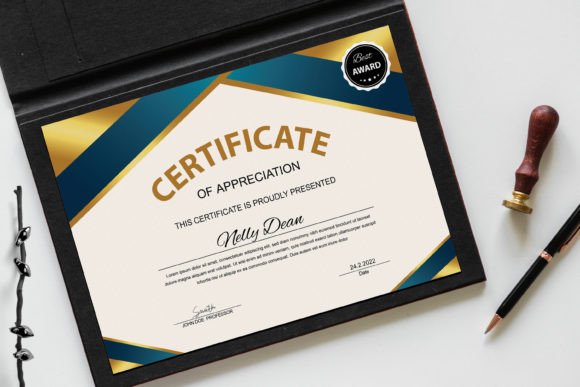 Minimalist Certificate of Completion: A Modern Template for Awards