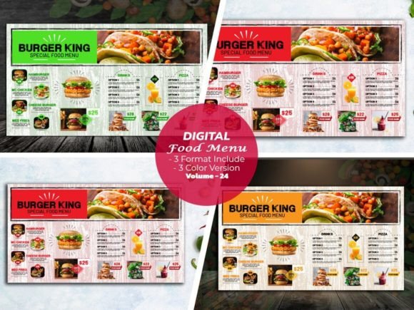 Modern Restaurant Menus: Digital Design Assets for Your Brand