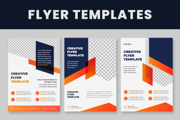 Set of Modern Flyer Templates: Your Go-To for Clean, Professional Marketing